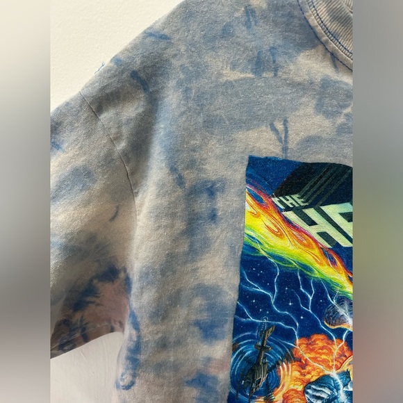 Weezer Green Day Fallout Boy Hella Mega Acid Washed Tour T-Shirt Size Medium - Picture 12 of 15